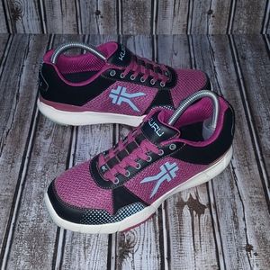 KURU Womens Shoes Black Magenta Blue SIZE 8.5